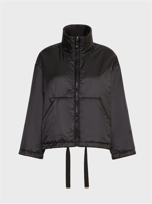 Oversized short padded jacket with logo drawstring MAX MARA THE CUBE | 2629486054600009